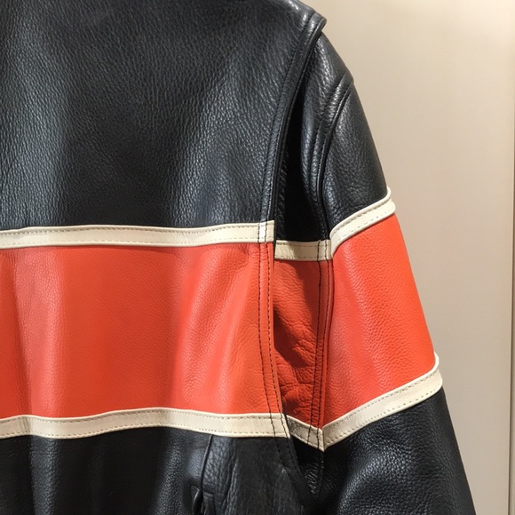 Leather Motorcycle Riding Jacket - Picture 4 of 15